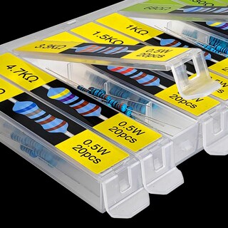 Foto 2 | Foto 2 | Kit De Surtido De Resistencias Eeeee 1/2 W 30 Valores 600 Piezas 1% 1r-1m - Venta Internacional.