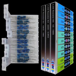 Foto 3 | Foto 3 | Kit De Surtido De Resistencias Eeeee 1/2 W 30 Valores 600 Piezas 1% 1r-1m - Venta Internacional.