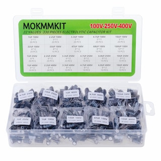 Foto 1 | Foto 1 | Kit De Condensadores Mokmkit De 2 Valores 30 Piezas 1 Uf-100 Uf 100 V-400 V - Venta Internacional.