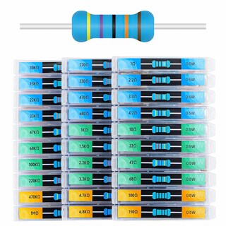Foto 1 | Foto 1 | Kit De Resistencias Aurevita Película Metálica Al 1% 1/2 W 600 Unidades 30 Valores - Venta Internacional.