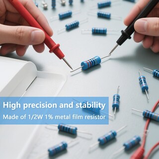 Foto 5 | Foto 5 | Kit De Resistencias Aurevita Película Metálica Al 1% 1/2 W 600 Unidades 30 Valores - Venta Internacional.