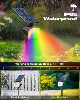 Foto 5 | Foto 5 | Focos Solares Btfarm Outdoor Que Cambian De Color Paquete De 4 - Venta Internacional.