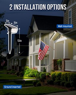 Foto 6 | Foto 6 | Focos Solares Auderwin 63 Led 3 Modos De Iluminación Paquete De 2 - Venta Internacional.