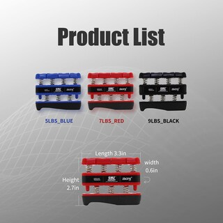 Foto 6 | Foto 6 | Ejercitador Grip Exerciser Gm2 Grip Para Mano Y Dedo Rojo  3 18 Kg - Venta Internacional.