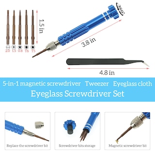 Foto 4 | Foto 4 | Kit De Reparación De Gafas Essso Con Tornillos Destornillador Y Más - Venta Internacional.