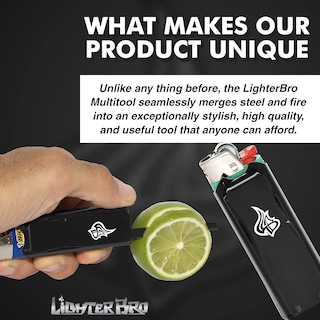 Foto 3 | Foto 3 | Estuche Multiherramienta Para Encendedor Lighterbro Stealth Black De Acero Inoxidable - Venta Internacional.