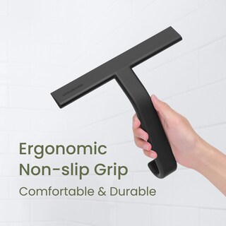 Foto 6 | Foto 6 | Escobilla De Ducha Dancemoon Justhang Para Puertas De Cristal De 25 Cm Color Negro - Venta Internacional.