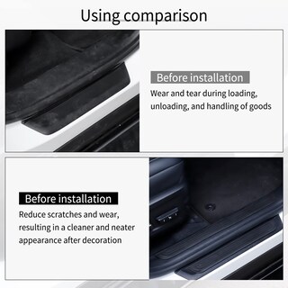 Foto 5 | Foto 5 | Protección De Umbral De Puerta De Coche Singaro Para Coche/suv Color Negro - Venta Internacional.