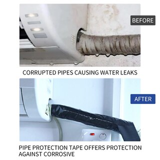 Foto 4 | Foto 4 | Cinta Adhesiva Tapebear De Protección Contra La Corrosión Para Tuberías De Desagüe De 5 Cm X 30 M - Venta Internacional.