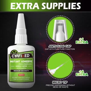 Foto 4 | Foto 4 | Pegamento Líquido Super Glue Cyafixed 118 Ml Instant Ca Medio - Venta Internacional.
