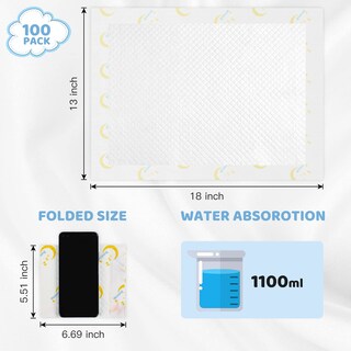 Foto 7 | Foto 7 | Cambiadores Desechables Buyockss 100 Unidades 33 X 45 Cm - Venta Internacional.