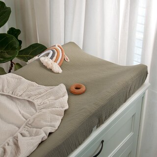 Foto 2 | Foto 2 | Funda Para Cambiador Lulumoon  Muselina  Algodón  Para Bebé - Venta Internacional.