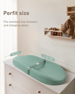 Foto 2 | Foto 2 | Cambiador Blissful Diary Para Bebés  Impermeable Y Con Funda  Color Verde - Venta Internacional.