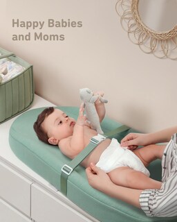 Foto 6 | Foto 6 | Cambiador Blissful Diary Para Bebés  Impermeable Y Con Funda  Color Verde - Venta Internacional.