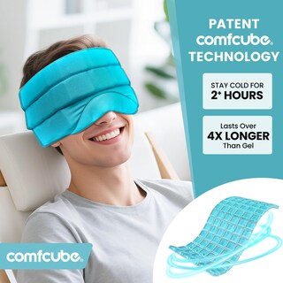 Foto 2 | Foto 2 | Bolsa De Hielo Para La Cabeza Comfcube Migraine Relief 2 Horas De Frío - Venta Internacional.