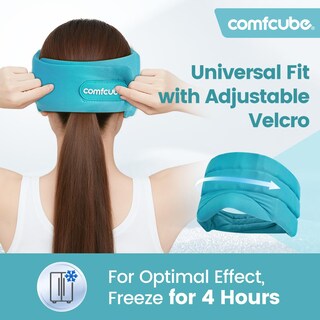 Foto 7 | Foto 7 | Bolsa De Hielo Para La Cabeza Comfcube Migraine Relief 2 Horas De Frío - Venta Internacional.