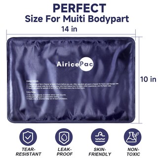 Foto 5 | Foto 5 | Paquete De 2 Paquetes De Gel Frío Reutilizable Airicepac 25 X 35 Cm - Venta Internacional.
