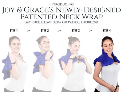 Foto 6 | Foto 6 | Almohadilla Térmica Para Microondas Joy & Grace Neck Shoulders 2 3 Kg - Venta Internacional.