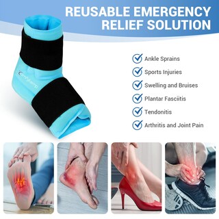 Foto 3 | Foto 3 | Compresa De Hielo Para Tobillo Y Pie Comfytemp Tamaño Grande Para Fascitis Plantar - Venta Internacional.