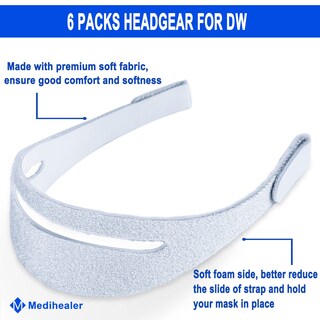 Foto 6 | Foto 6 | Correas De Sombrerería Para Dreamwear Versión Original Medihealer Paquete De 6 - Venta Internacional.