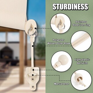 Foto 2 | Foto 2 | Kit Bungee Con Tapones De Cierre De Repuesto Universal Para Parasoles - Venta Internacional.