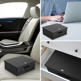 Foto 7 | Foto 7 | Caja Fuerte Portátil Dalambox De Metal Con Cerradura Con Llave Resistente Al Fuego - Venta Internacional.