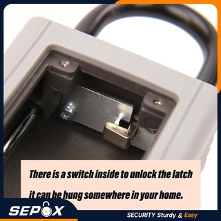 Foto 7 | Foto 7 | Caja De Seguridad Para Llaves Sepox Metal Code 9 Pulsadores Con Espacio Extra Grande - Venta Internacional.