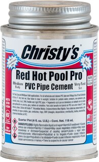 Foto 1 | Foto 1 | Cemento De Pvc Christy's Red Hot Pool Pro 118 Ml (4 Onzas Líquidas) - Venta Internacional.