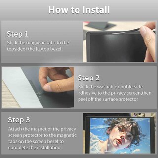 Foto 6 | Foto 6 | Pantalla De Privacidad Para Portátil Filmext Magnética 14 Pulgadas 16:9 - Venta Internacional.