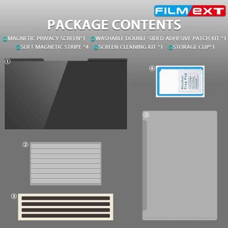 Foto 7 | Foto 7 | Pantalla De Privacidad Para Portátil Filmext Magnética 14 Pulgadas 16:9 - Venta Internacional.