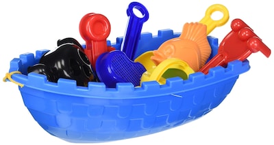 Foto 1 | Foto 1 | Set De Playa Toysmith Pirate Ship Con 9 Juguetes De Playa Para Niños Mayores De 5 Años - Venta Internacional.