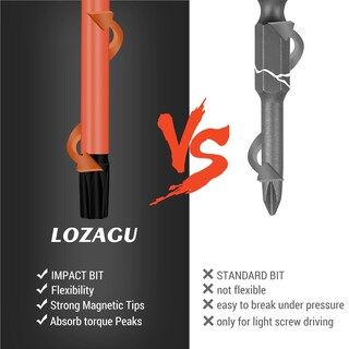 Foto 4 | Foto 4 | Juego De Brocas Torx Lozagu  12 Piezas De Largo  152 Mm  T7 A T40  Magnéticas - Venta Internacional.