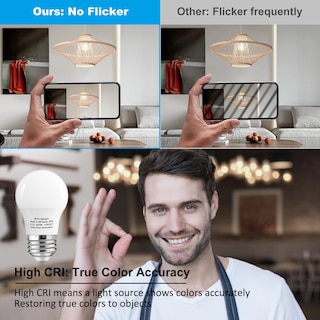 Foto 4 | Foto 4 | Paquete De 6 Bombillas Led Morninglight A15 6 5 W 600 Lm 4000 K E26 - Venta Internacional.