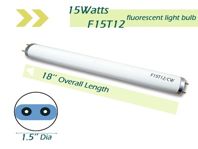 Foto 2 | Foto 2 | Bombilla Fluorescente Cemlorot F15t12-cw 15 W 4100 K 45 Cm Paquete De 2 - Venta Internacional.