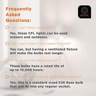 Foto 4 | Foto 4 | Bombilla Cfl Sleeklighting De 23 W E26 3500 K 1600 Lm Paquete De 3 - Venta Internacional.