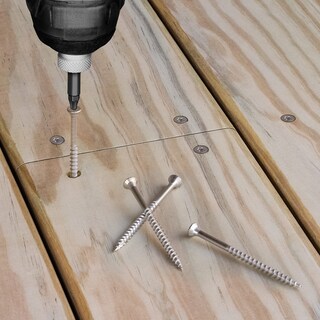 Foto 4 | Foto 4 | Tornillos Para Madera Deck Plus 48464 De Acero Inoxidable 73 Piezas #10x6cm - Venta Internacional.