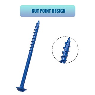 Foto 3 | Foto 3 | Tornillos Lupanter #8 × 1 Pulgada Con Orificio De Bolsillo 500 Unidades Revestidos De Azul - Venta Internacional.