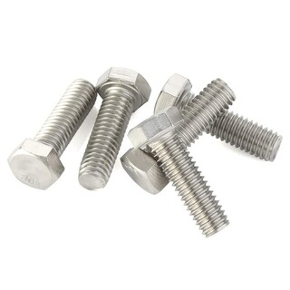 Foto 6 | Foto 7 | Tornillo De Cabeza Hexagonal Mellewell De Acero Inoxidable 18-8 6 Cm 6 Unidades - Venta Internacional.