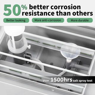 Foto 2 | Foto 2 | Tornillos Para Madera Fixlink Tornillos De Cubierta #10 X 7 62 Cm 310 Unidades Verdes - Venta Internacional.