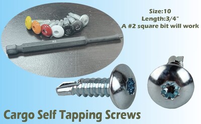 Foto 3 | Foto 3 | Tornillos Autorroscantes Para Exteriores De Remolque Tnitrib #10 X 19 Mm - Venta Internacional.