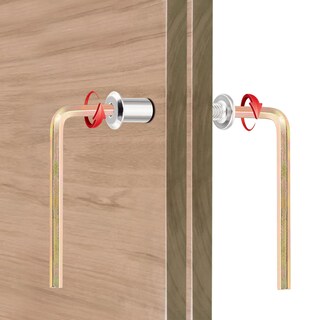 Foto 6 | Foto 6 | Pernos Para Muebles Xrfoiniu 50 Unidades M8 X 20 Mm Plateados Con Tuerca Cilíndrica - Venta Internacional.