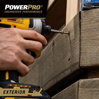 Foto 7 | Foto 7 | Tornillos Para Madera Power Pro 48595 #8 X 1-1/2 Color Bronce Con Revestimiento Epoxídico - Venta Internacional.