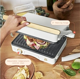 Foto 4 | Foto 4 | Glaseado Blanco 2 En 1 Para Panini Press & Grill Drew Barrymore - Venta Internacional.