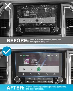 Foto 3 | Foto 3 | Protector De Pantalla Karltys Para Nissan Titan/titan Xd De 9 Pulgadas Paquete De 2 - Venta Internacional.