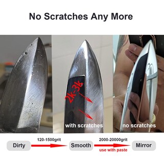 Foto 6 | Foto 6 | Juego De Lijas Hl-ymxq De Grano 120 A 20000 36 Hojas Y Accesorios - Venta Internacional.