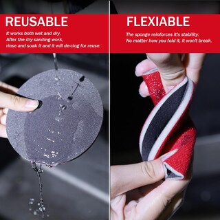 Foto 5 | Foto 5 | Esponja De Lijado Necosthua Grano 180 125 Mm 16 Unidades - Venta Internacional.