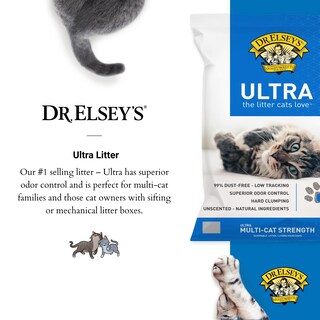Foto 2 | Foto 2 | Arena Para Gatos Dr. Elsey's Premium Sin Perfume  18 14 Kg - Venta Internacional.