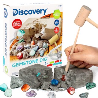 Foto 1 | Foto 1 | Kit Científico Discovery Kids Gemstone Dig Con 11 Gemas Reales - Venta Internacional.