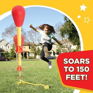 Foto 2 | Foto 2 | Lanzador Original Toy Stomp Rocket Con 6 Cohetes Led De Más De 5 Años - Venta Internacional.