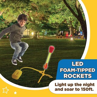 Foto 3 | Foto 3 | Lanzador Original Toy Stomp Rocket Con 6 Cohetes Led De Más De 5 Años - Venta Internacional.